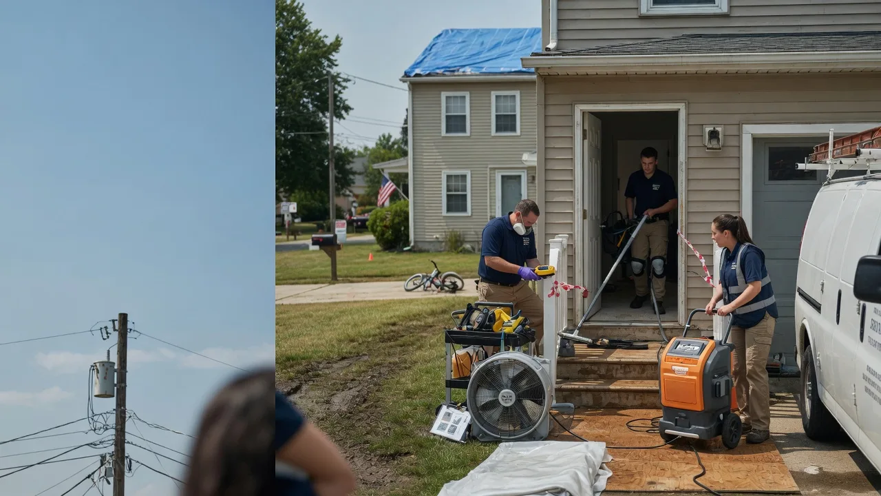 Water Damage Repair in Poneto, IN near me